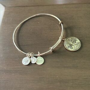 Alex and Ani Silver Tree of Life Charm Bracelet